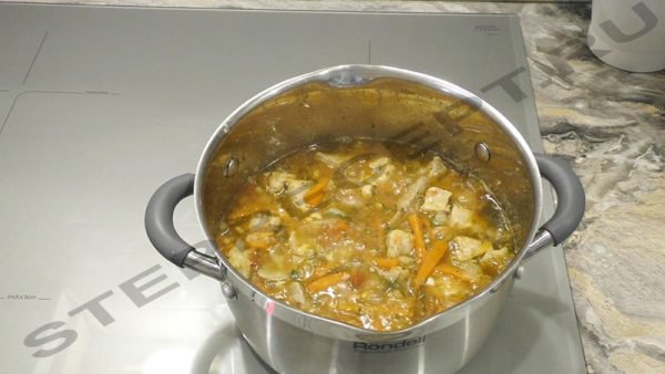 Макароны с мясом и овощами по-татарски