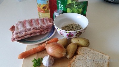 продукты для горохового супа